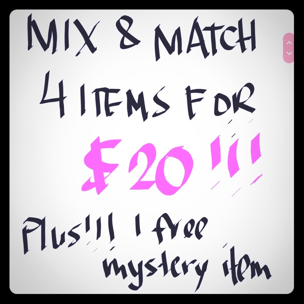 Mix and Match 4 for 20
